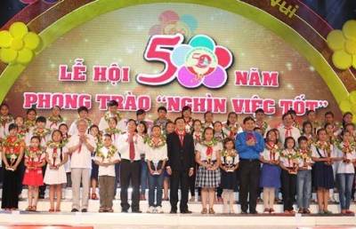 VP -  Nhân dịp kỷ niệm 50 năm phong trào “ nghìn việc tốt” của thiếu nhi; Văn phòng cá độ bóng đá trực tuyến xoilac
 trân trọng gửi các đơn vị : Thư Chủ tịch nước gửi thiếu nhi nhân dịp kỷ niệm 50 năm phong trào “Nghìn việc tốt”