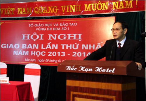 Văn phòng Sở: Bộ Giáo dục và Đào tạo tổ chức Hội nghị lần thứ nhất vùng thi đua số I tại Thị Xã Bắc Kạn