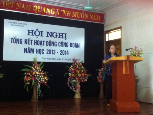 CĐN-Hội nghị Tổng kết hoạt động công đoàn năm học 2013 - 2014, triển khai nhiệm vụ năm học 2014 - 2015