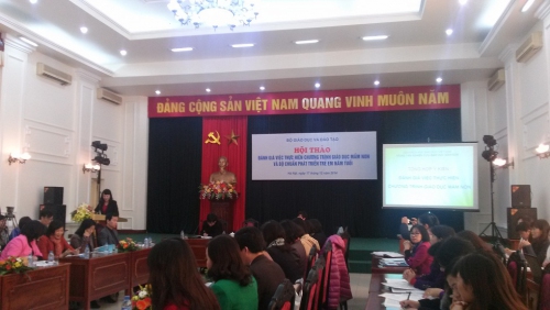 GDMN - Bộ Giáo dục và Đào tạo tổ chức Hội thảo “Đánh giá việc thực hiện Chương trình giáo dục mầm non và Bộ chuẩn phát triển trẻ em năm tuổi”