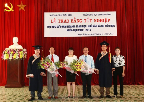 GDTX&CN- Trường Cao đẳng Sư phạm tổ chức Lễ tổng kết khóa học và trao bằng tốt nghiệp đại học hệ vừa làm vừa h ọc, khóa học 2012-2014