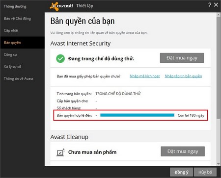 CNTT&NCKH - Hướng dẫn cài đặt phần mềm diệt virut mạnh mẽ Avast Internet Security 2015 có bản quyền cho người dùng miễn phí