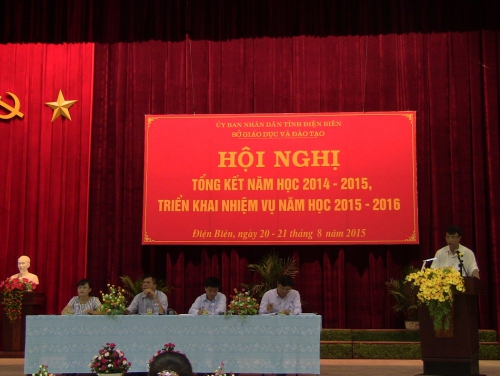 VP - Sở Giáo dục và Đào tạo tổ chức Hội  nghị tổng kết năm học 2014 - 2015 và triển khai nhiệm vụ năm học 2015 - 2016