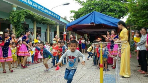 GDMN - Hân hoan niềm vui của trẻ mầm non trong ngày khai trường