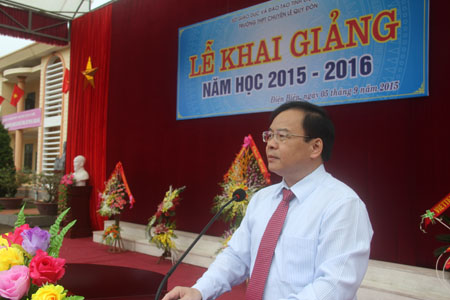 VP - Trường THPT chuyên Lê Quý Đôn khai giảng năm học 2015 - 2016