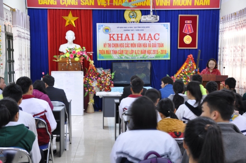 KT&QLCLGD: Hào hứng với kỳ thi chọn Học sinh giỏi lớp 12 cấp tỉnh năm học 2015-2016