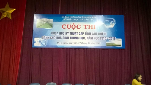 GDTrH - Cuộc thi Khoa học kĩ thuật cấp tỉnh lần thứ III dành cho học sinh trung học, năm học 2015-2016