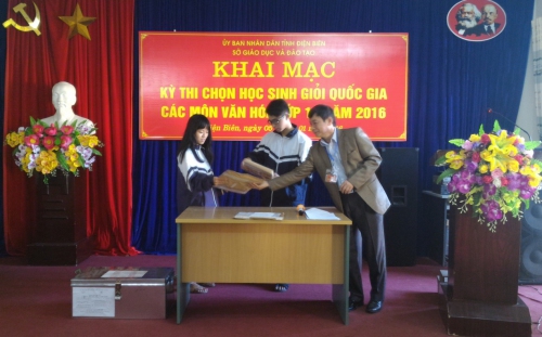 KT&QLCLGD: Khai mạc kỳ thi chọn học sinh giỏi quốc gia năm 2016