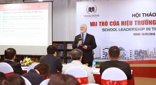 Thanh tra Sở: Vinschool tổ chức hội thảo về vai trò Hiệu trưởng trong thế kỷ 21