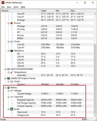 CNTT&NCKH - Những công cụ giúp kiểm tra mức độ chai trên pin laptop