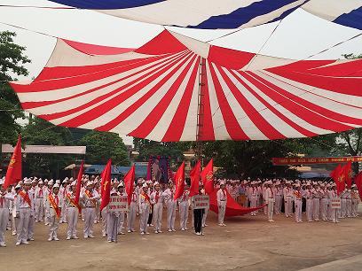 VP- Sở Giáo dục và Đào tạo phối hợp với  Đoàn TNCS Hồ Chí Minh tỉnh Điện Biên tổ chức Hội thi Nghi thức Đội và liên hoan tiếng trống Đội ta năm học 2015 - 2016.