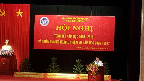 VP - Sở Giáo dục và Đào tạo tổ chức Hội  nghị tổng kết năm học 2015 - 2016 và triển khai kế hoạch, nhiệm vụ năm học 2016 - 2017