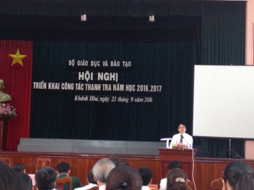 TTr - Hội nghị triển khai công tác thanh tra năm học 2016 - 2017