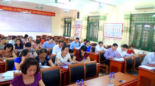 VP - Lễ ký kết giao ước thi đua năm học 2016 – 2017