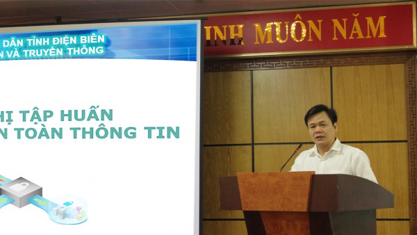 Tập huấn an toàn an ninh thông tin cho cán bộ chuyên trách năm 2019