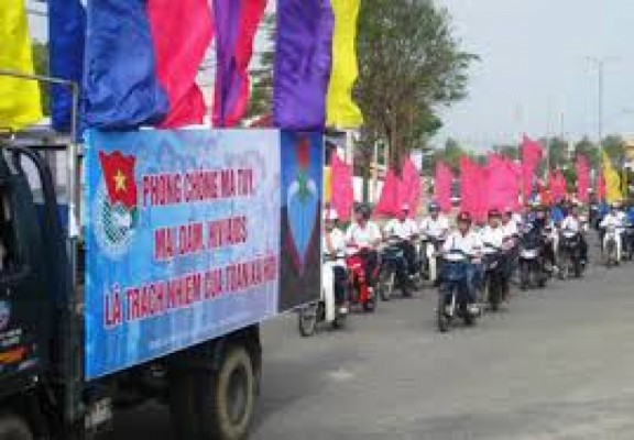 Tuyên truyền hưởng ứng tháng hành động về phòng, chống ma túy, ngày toàn dân phòng, chống ma túy 26/6