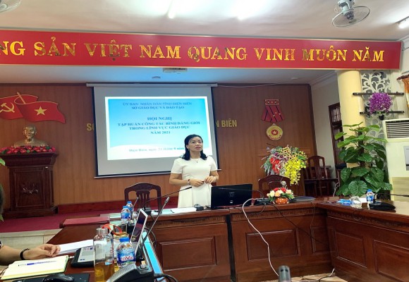 Hội nghị tập huấn Bình đẳng giới trong lĩnh vực giáo dục và đào tạo năm 2021