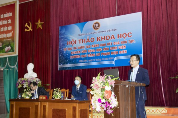 Hội thảo khoa học “Tự học và sáng tạo nâng cao kết quả học tập, nghiên cứu khoa học của sinh viên trường CĐSP Điện Biên”