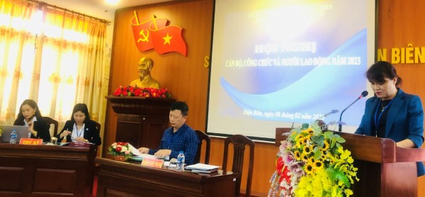 Hội nghị cán bộ, công chức và người lao động năm 2023